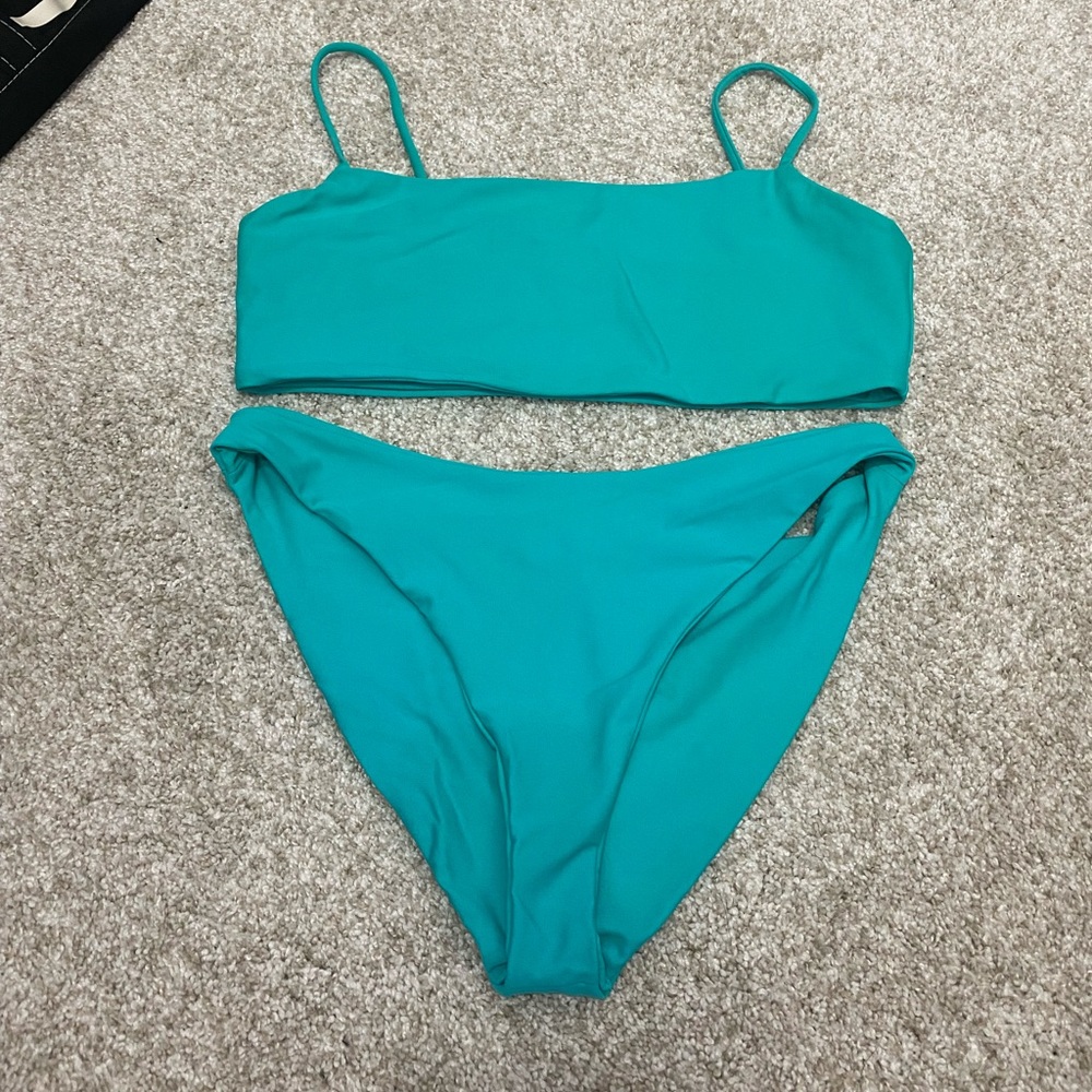 Turquoise Bandeau Bikini